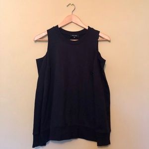 New Look Cold Shoulder Sweater in Black